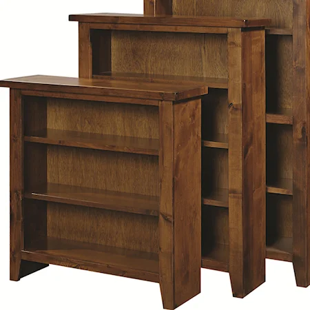 Open Bookcase with 3 Adjustable Shelves